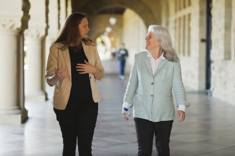 Anna Queiroz (left) and Candace Thille, two of the study's authors.