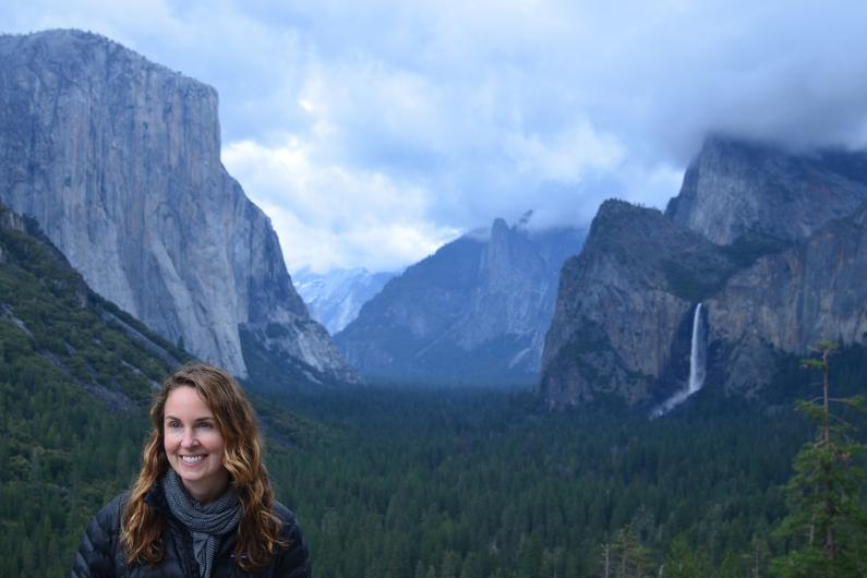 Nicole Ardoin in Yosemite National Park