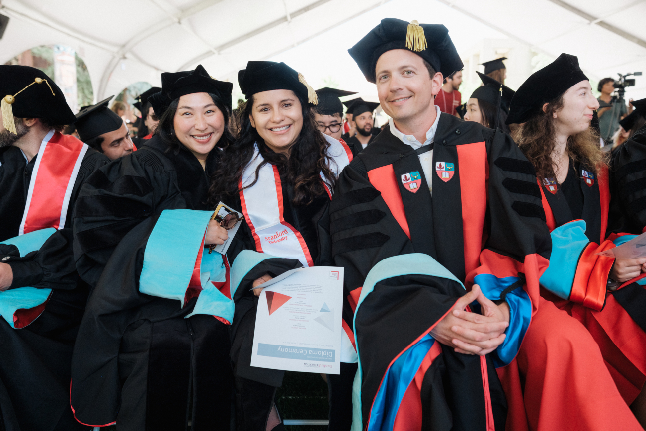 GSE students at 2025 commencement 